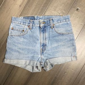 Levi’s high waisted shorts